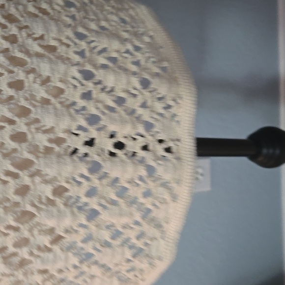 Vintage PACIFIC CONNECTIONS knit crochet sweater 90S Y2K One Size M/L Cream - Picture 13 of 16